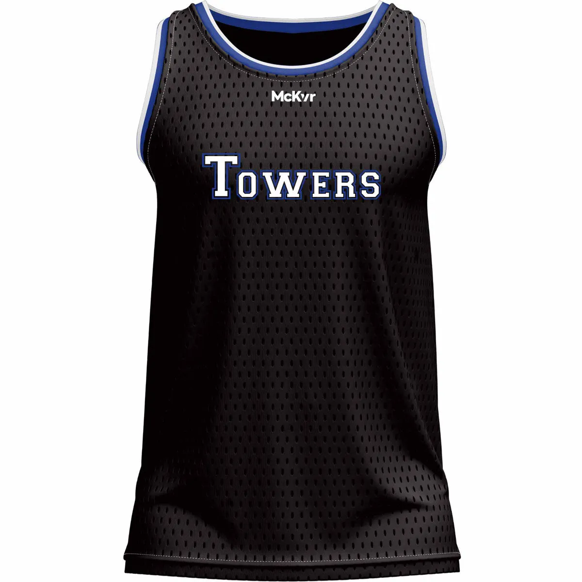 Mc Keever Tyrone Towers Basketball Team Vest - Adult - Black