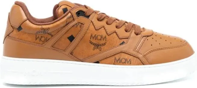 MCM Neo Terrain canvas sneakers Brown