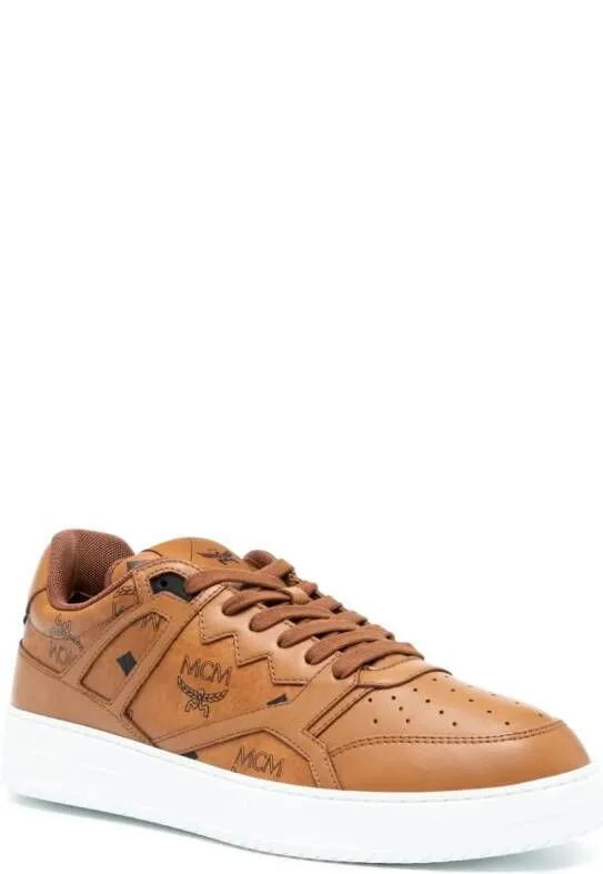 MCM Neo Terrain canvas sneakers Brown