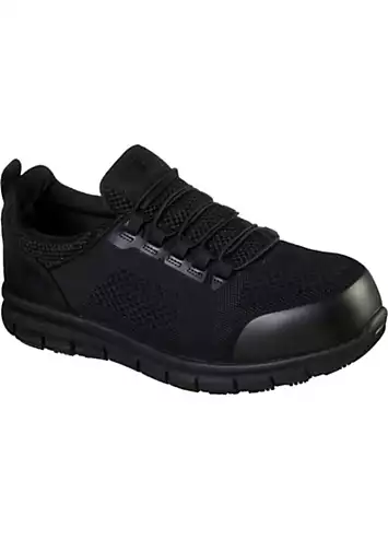 Mens Black Synergy Omat Trainers by Skechers | Look Again