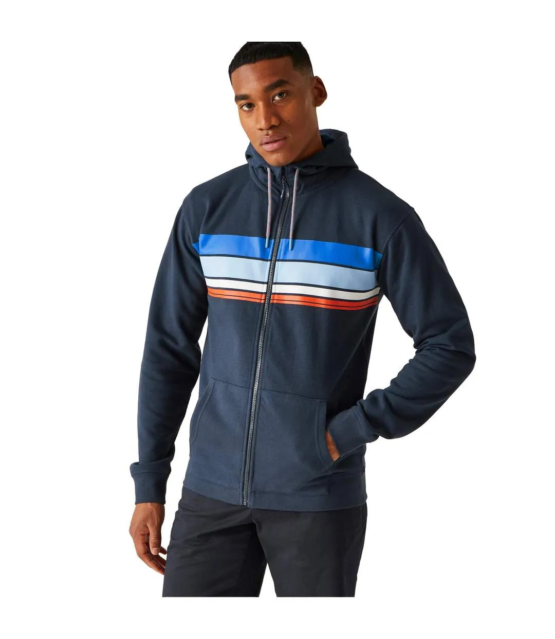 Mens shorebay ii full zip hoodie navy Regatta