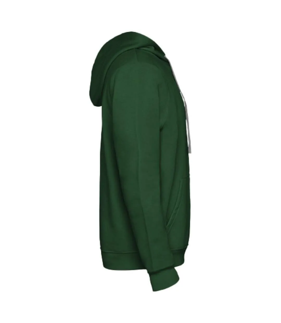 Mens urban hoodie bottle green/grey marl Roly