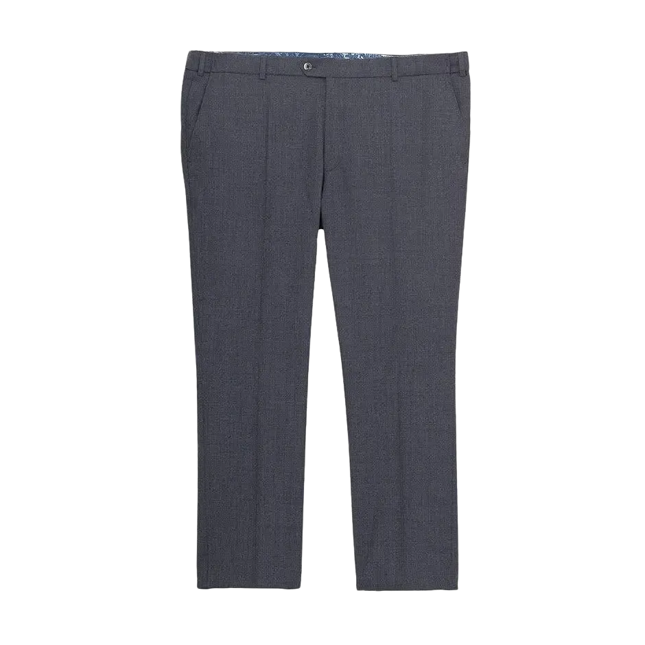 Meyer Oslo Soft Gabardine Trousers in Grey