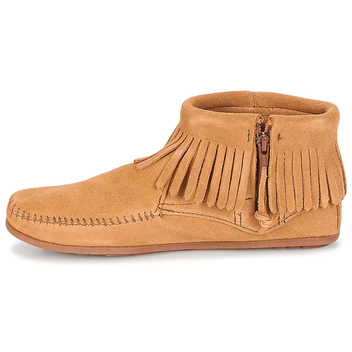 Minnetonka CONCHO FEATHER SIDE ZIP BOOT