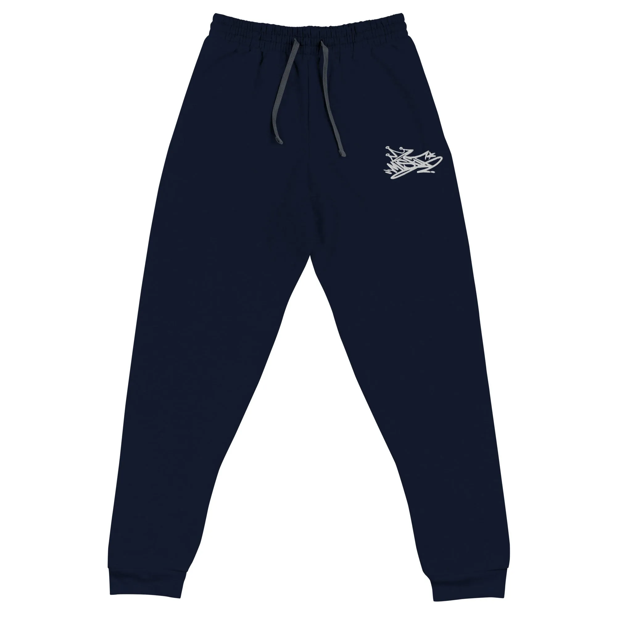 Misfit Graffiti Tag Joggers | Navy