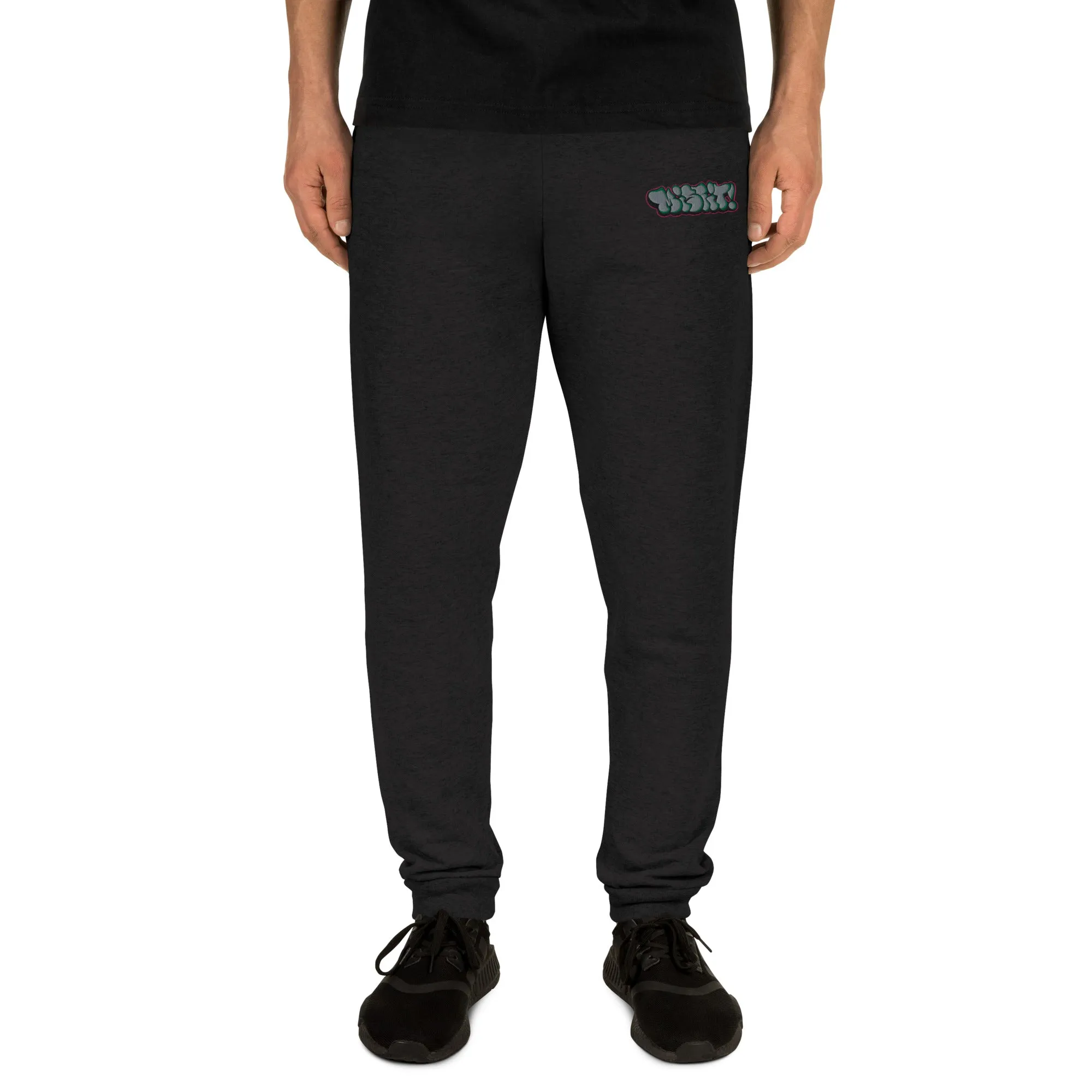 Misfit Graffiti Throwie Joggers | Black