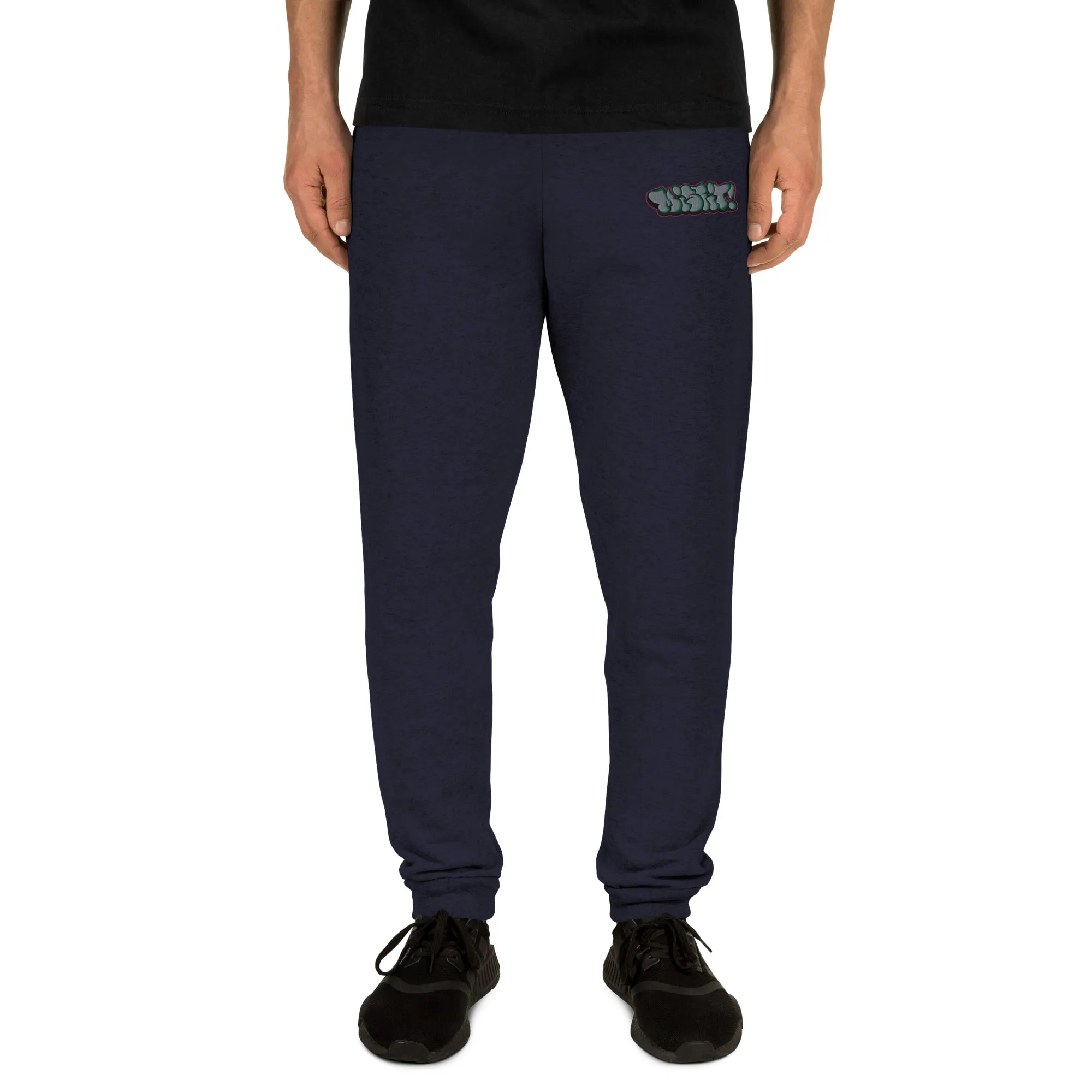 Misfit Graffiti Throwie Joggers | Navy