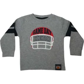 Mish Kids Long Sleeve Thermal Tee, Football Game Day Hero