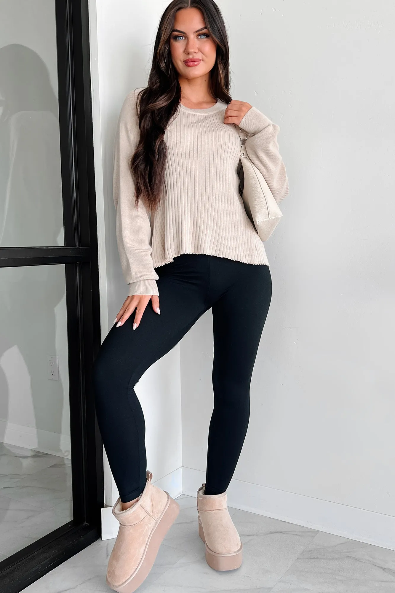 Most Comfortable With You Buttery Soft Zenana Leggings (Black)