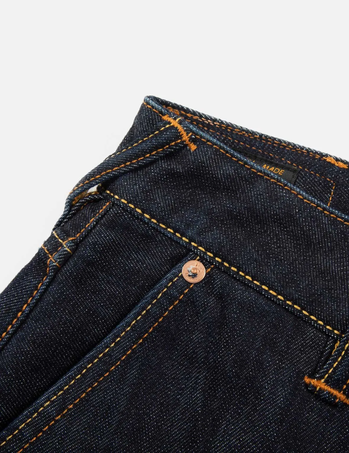 Multi Pocket with Seagull Embroidery Relax Fit Denim Joggers