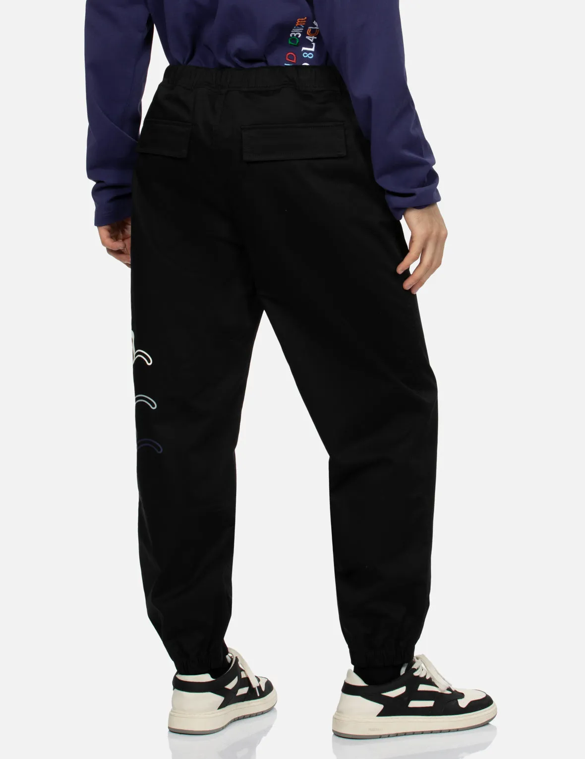 Multiple Seagull Print Regular Fit Joggers