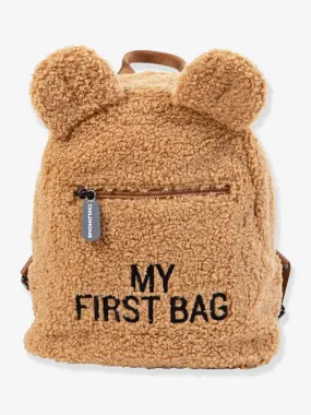 My First Bag Teddy Backpack, by CHILDHOME - white