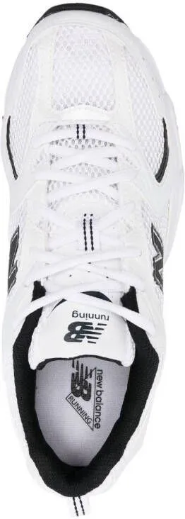 New Balance logo-patch low-top sneakers White