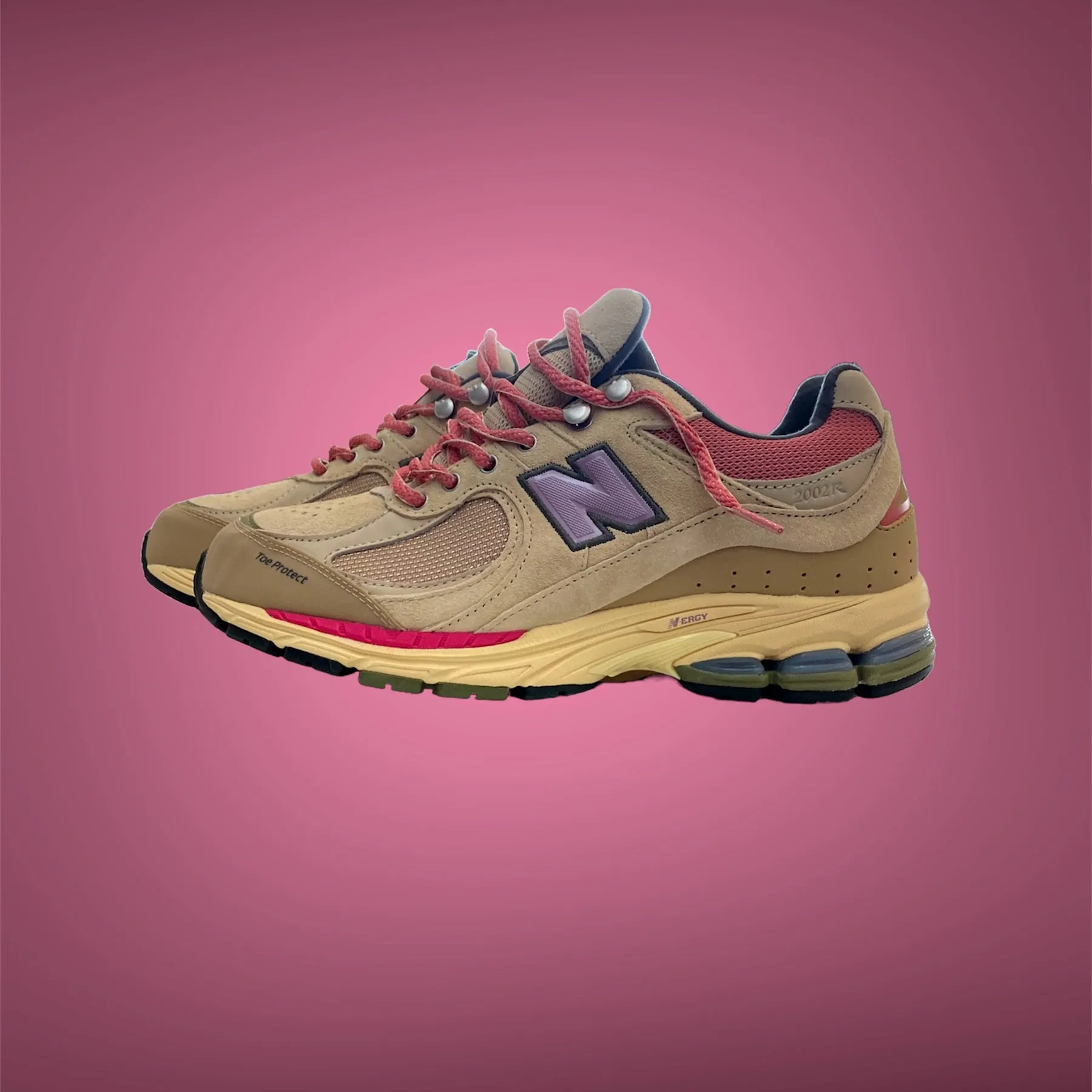 New Balance Mens M2002RWL Beige Purple