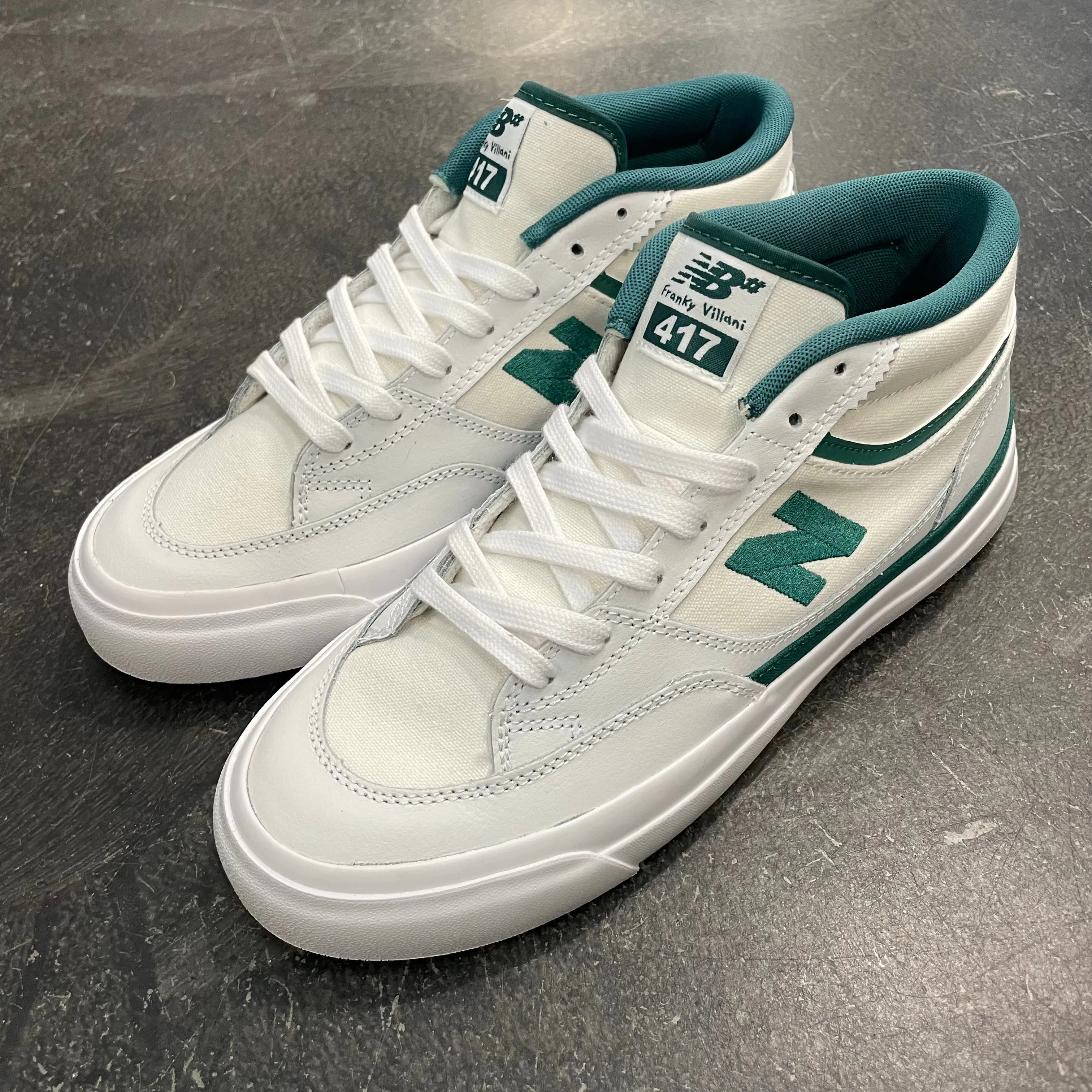 New Balance Numeric 417 Franky Villani White/Green SALE