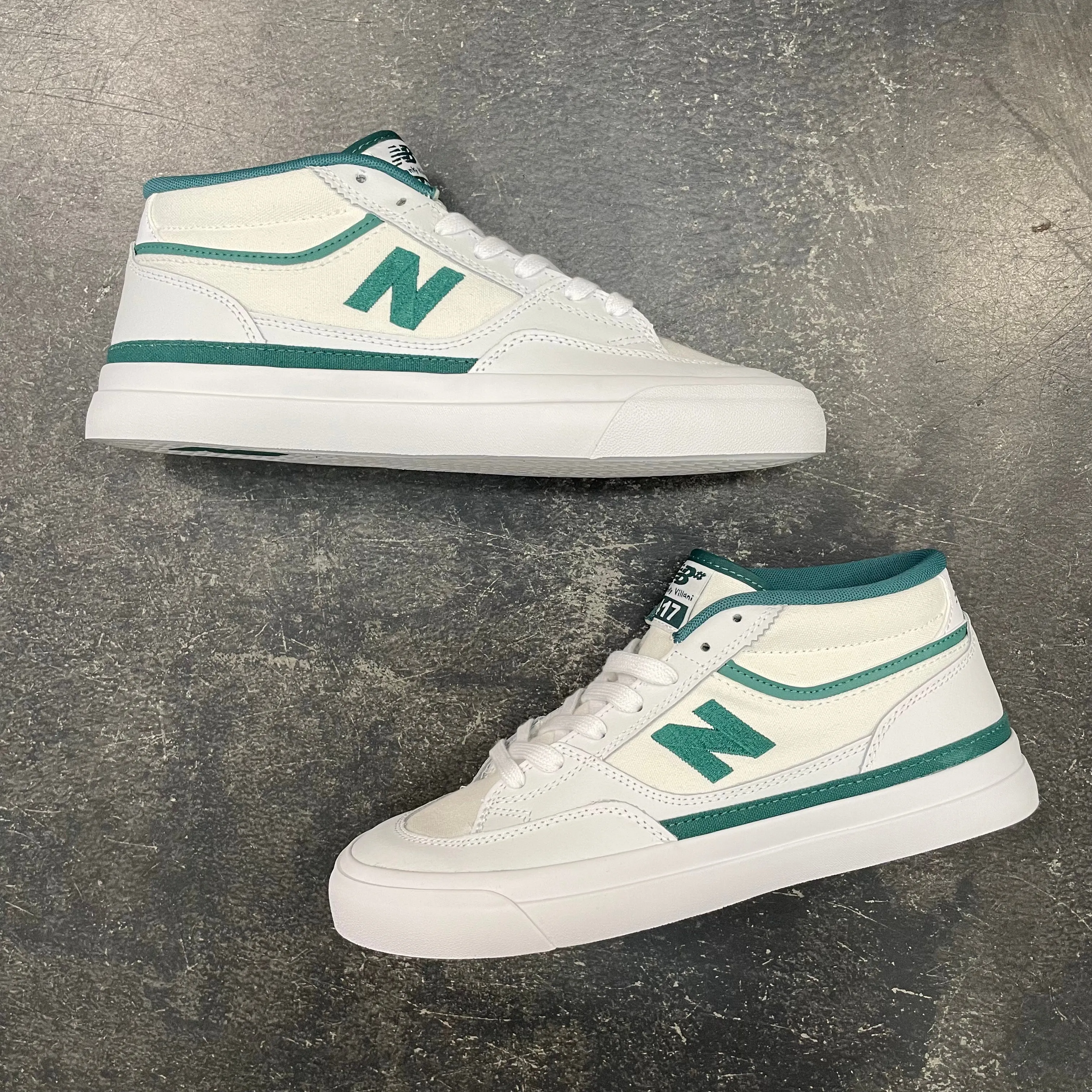 New Balance Numeric 417 Franky Villani White/Green SALE