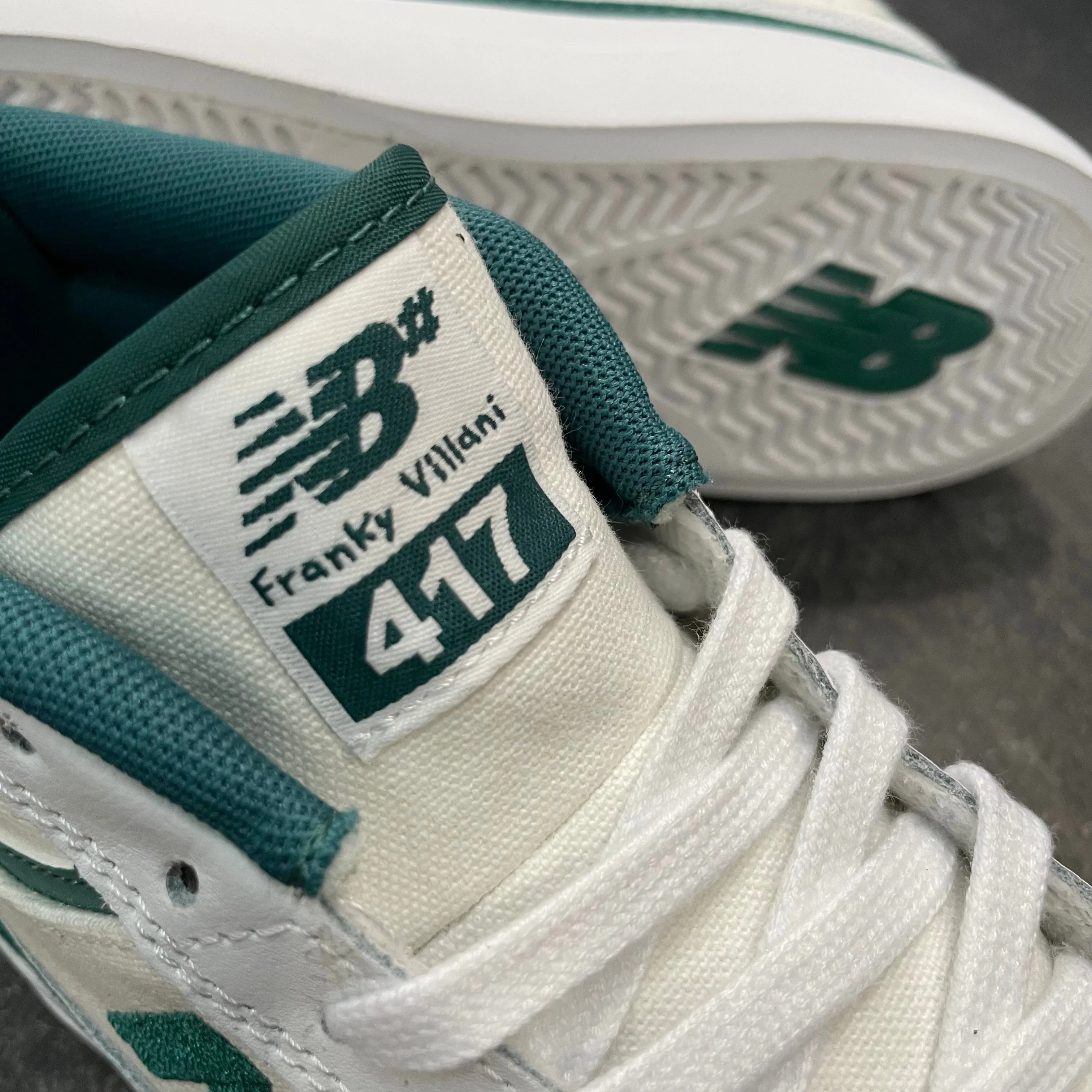 New Balance Numeric 417 Franky Villani White/Green SALE