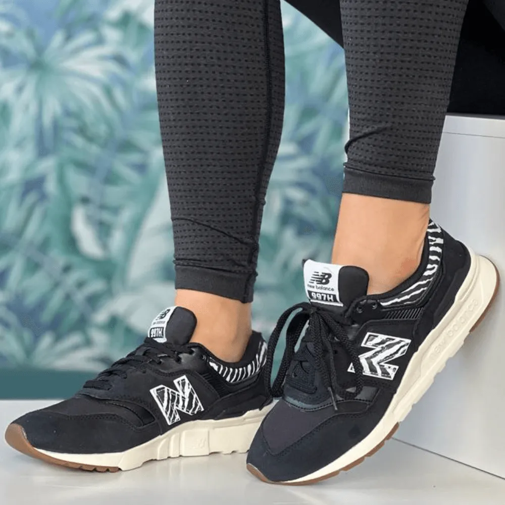 New Balance Womens 997 Lifestyle in Black Zebra