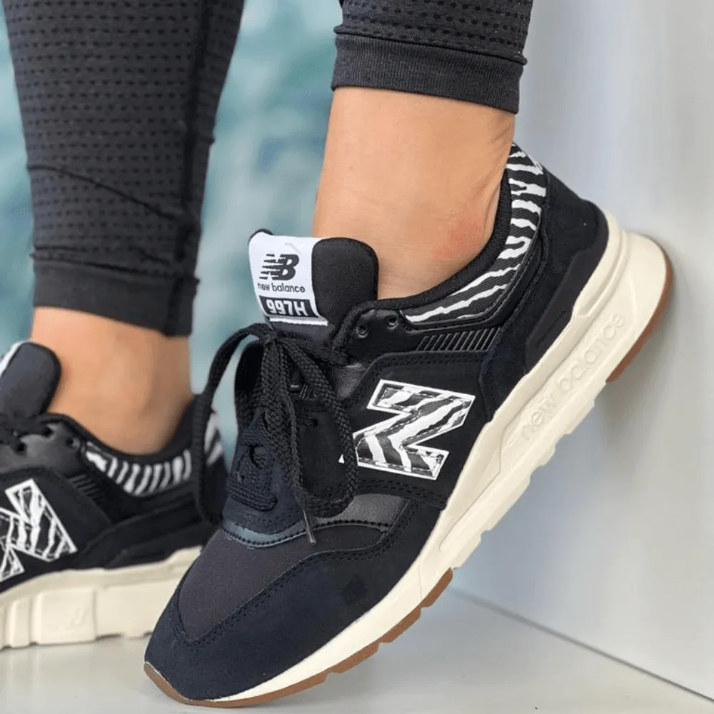 New Balance Womens 997 Lifestyle in Black Zebra