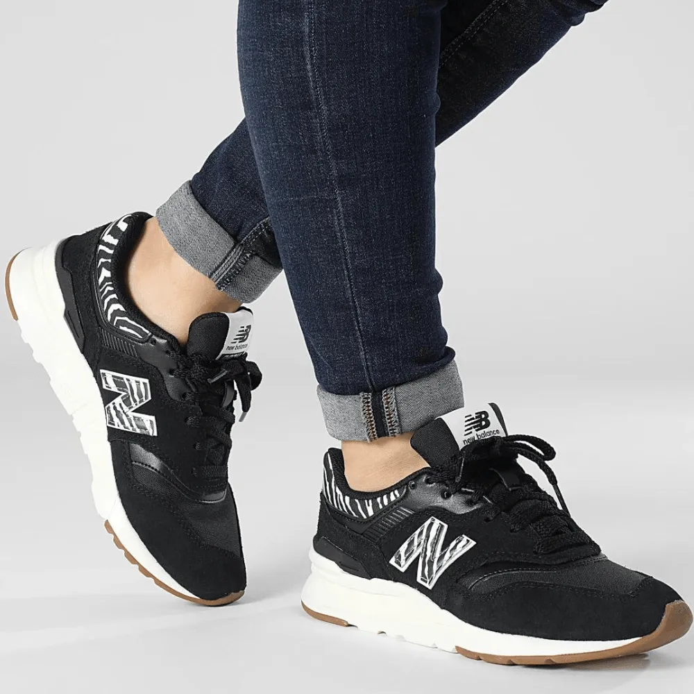 New Balance Womens 997 Lifestyle in Black Zebra