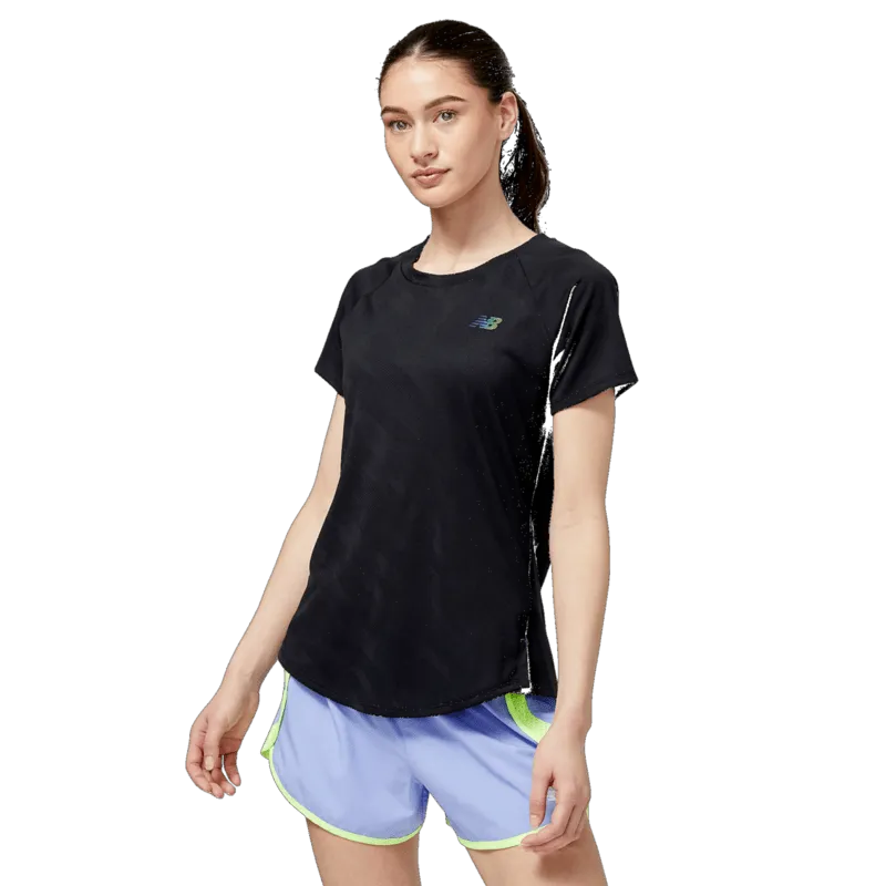 New Balance Women's Q Speed Jacquard Short Sleeve