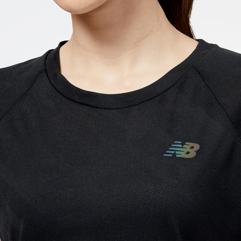 New Balance Women's Q Speed Jacquard Short Sleeve