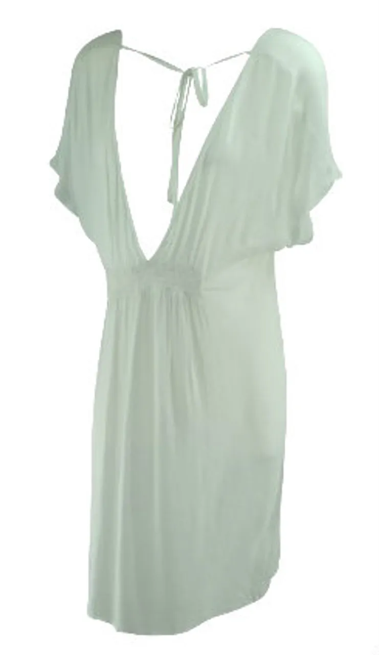 *New* White A Pea in the Pod Maternity Adjustable Beach or Pool Maternity Cover Up (Size Large)