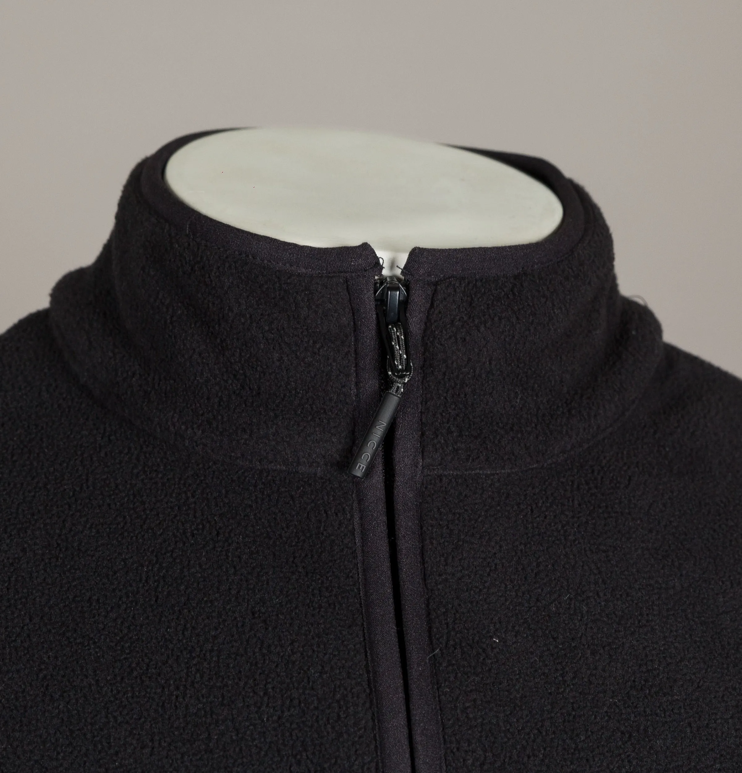 Nicce Corto Half Zip Fleece Sweatshirt Black