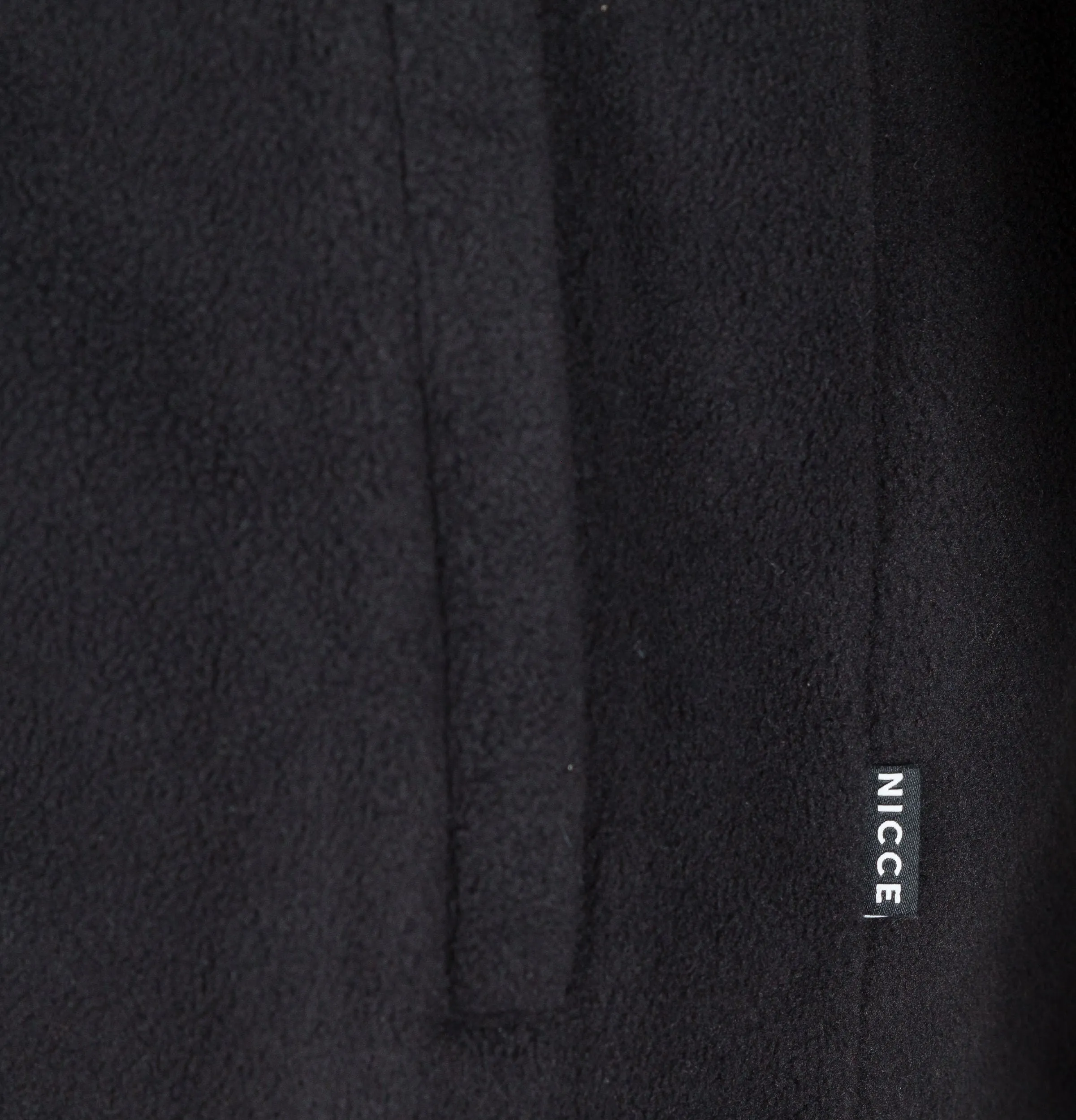 Nicce Corto Half Zip Fleece Sweatshirt Black