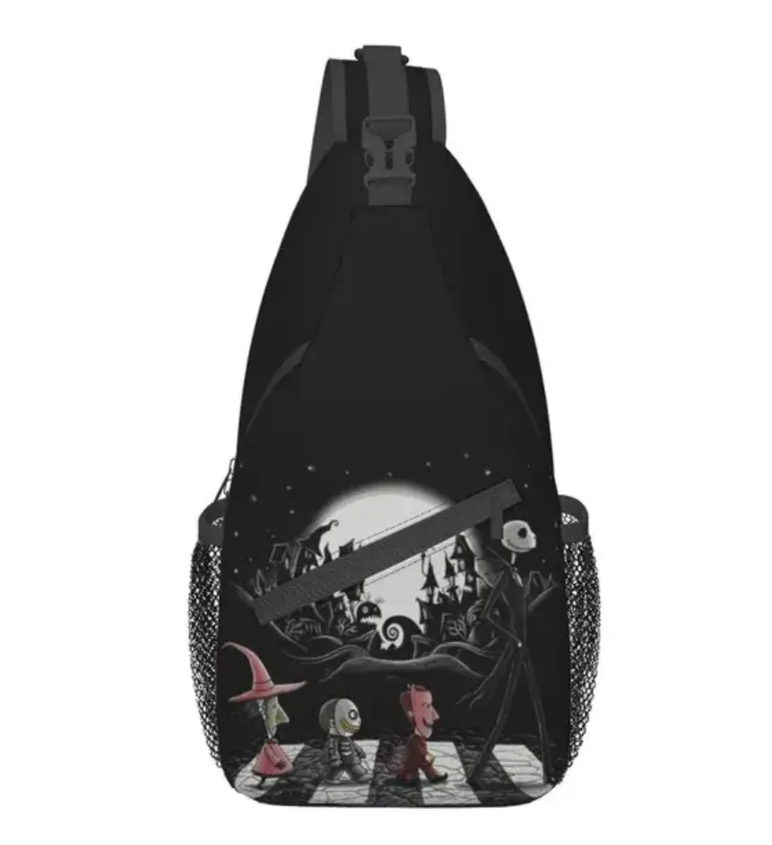 Nightmare Before Christmas Jack Lock, Shock, And Barrel Disney Sling Shoulder Bag