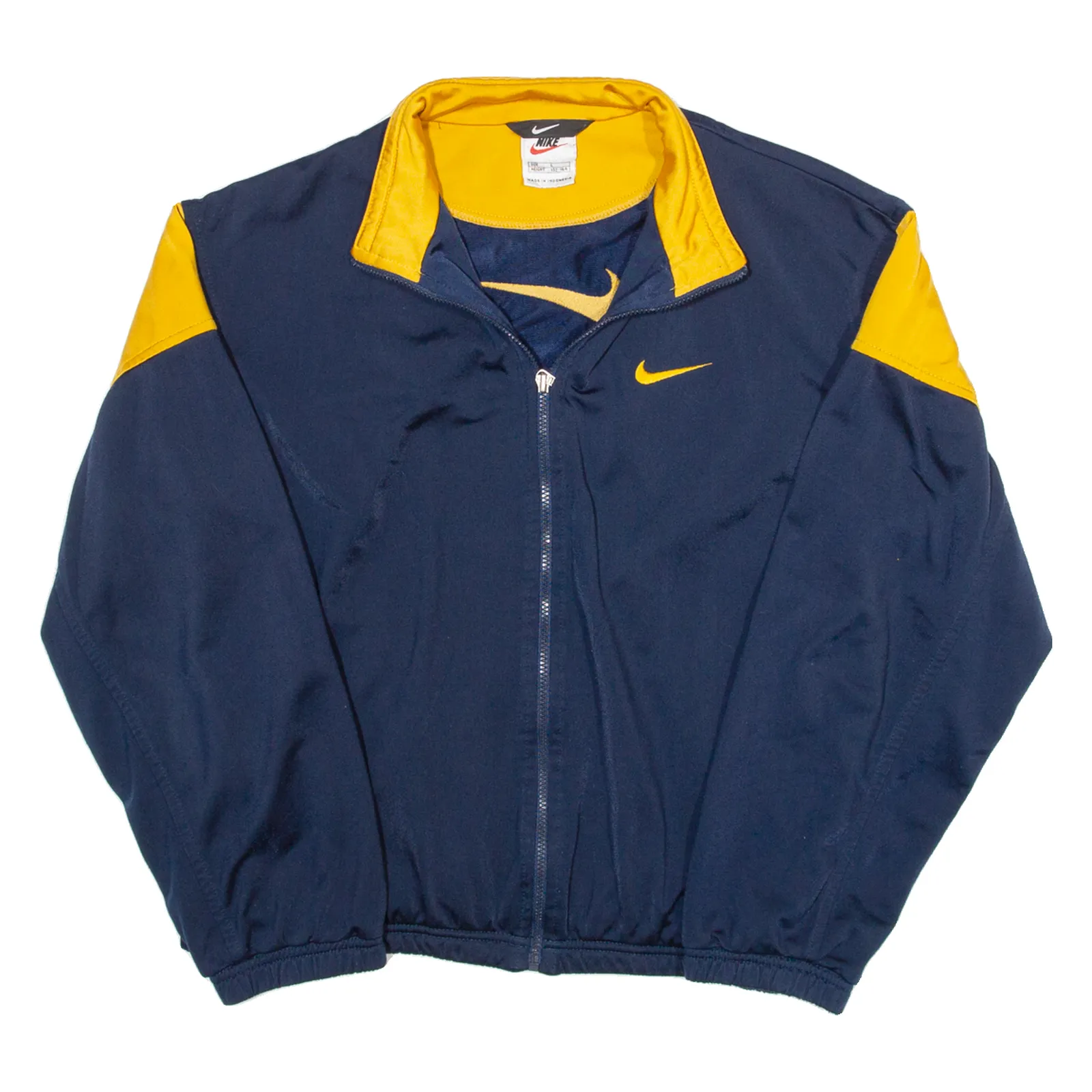 NIKE Boys Track Jacket Blue 90s L