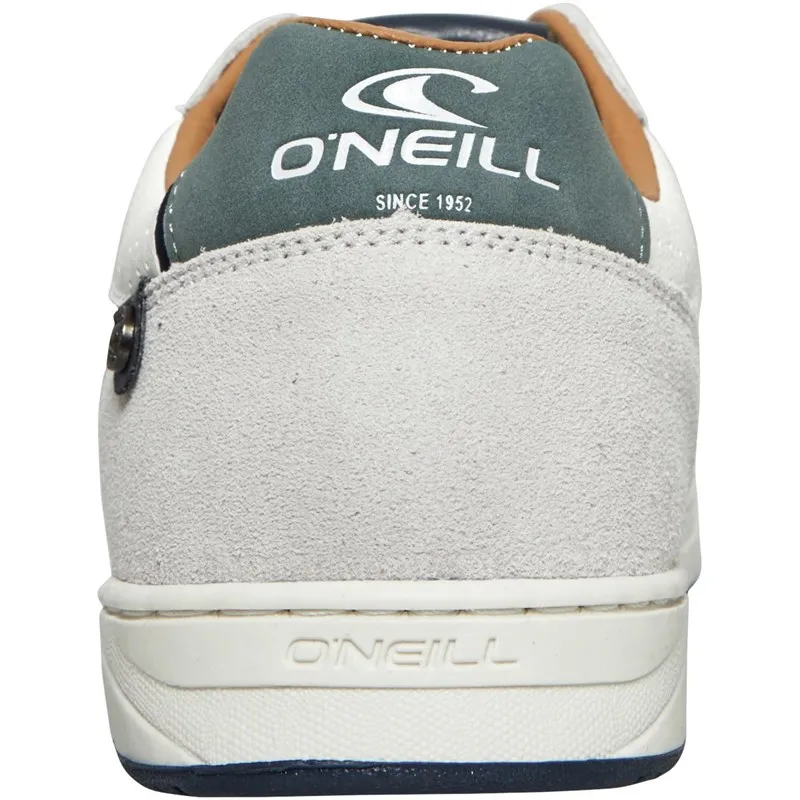 O'Neill Mens Oxnard Low Trainers Bright White