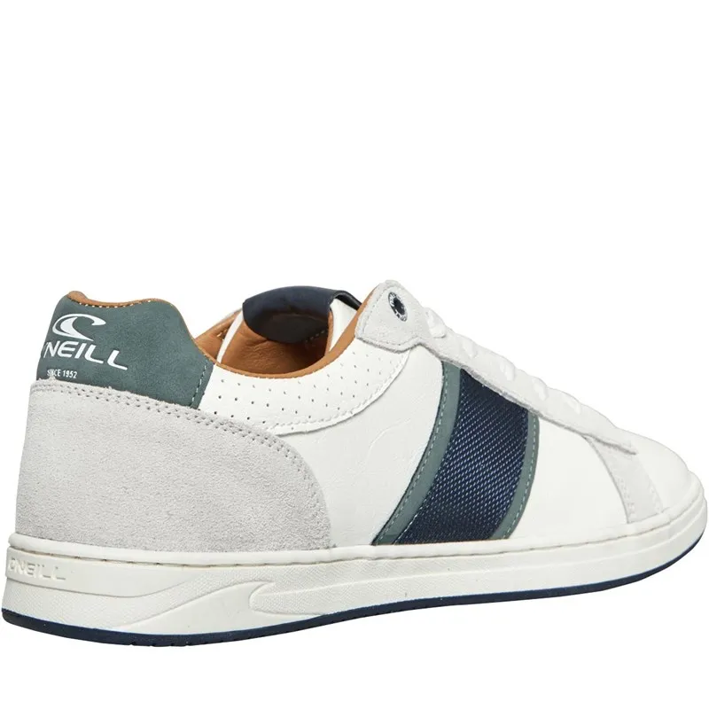 O'Neill Mens Oxnard Low Trainers Bright White