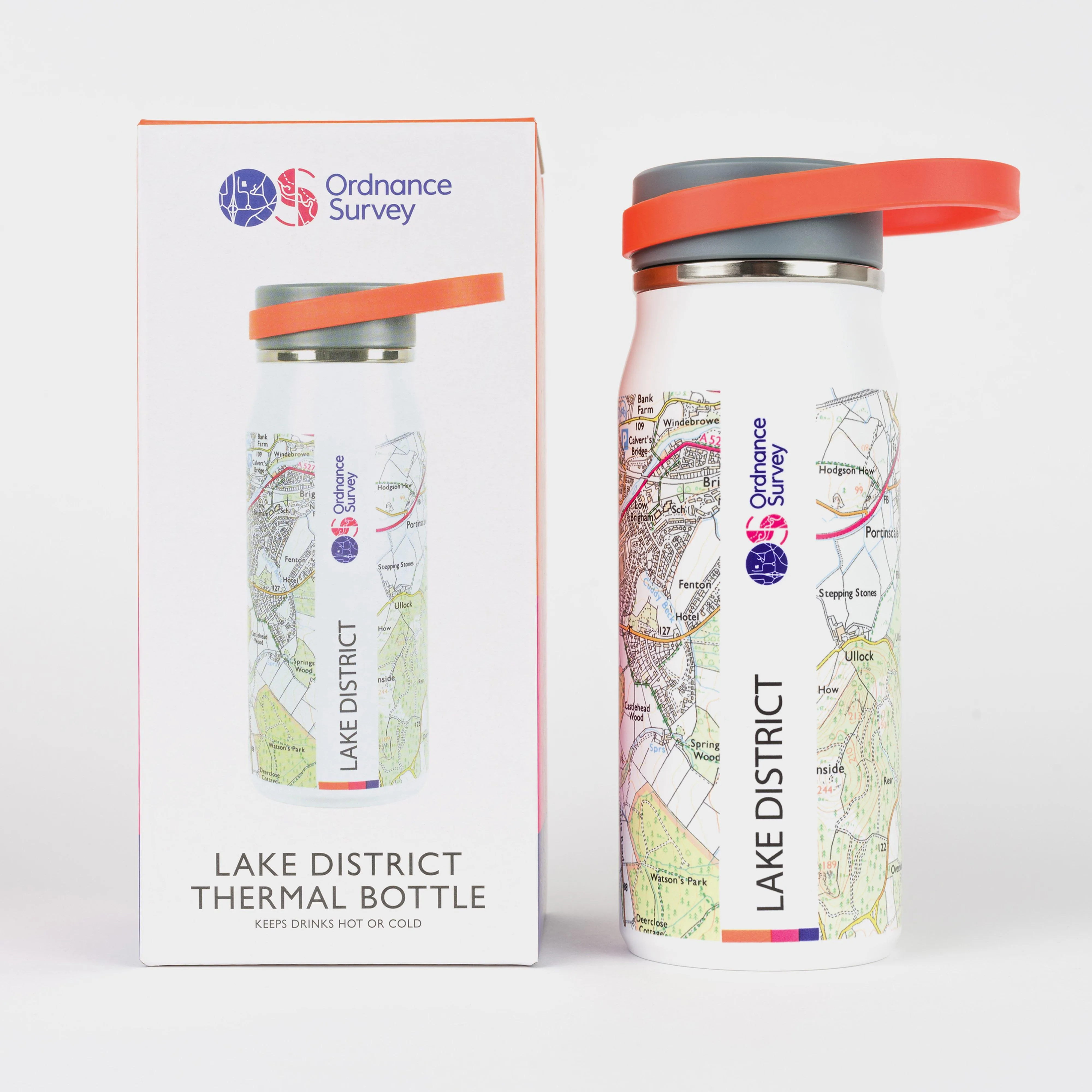 Ordnance Survey Lake District Thermal Bottle | Millets