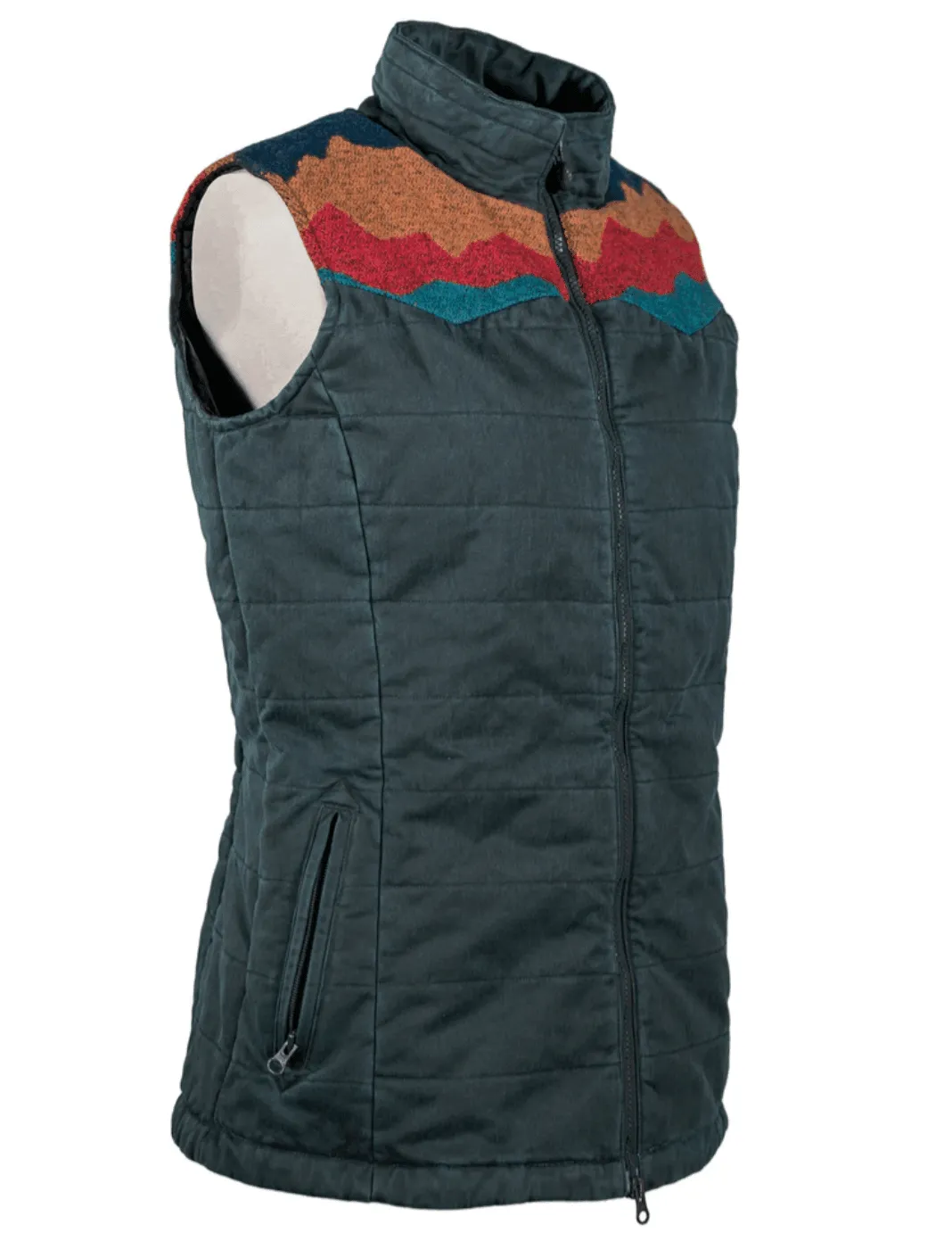 Outback Trading Company Women’s Aspen Navy Vest 29820-NVY