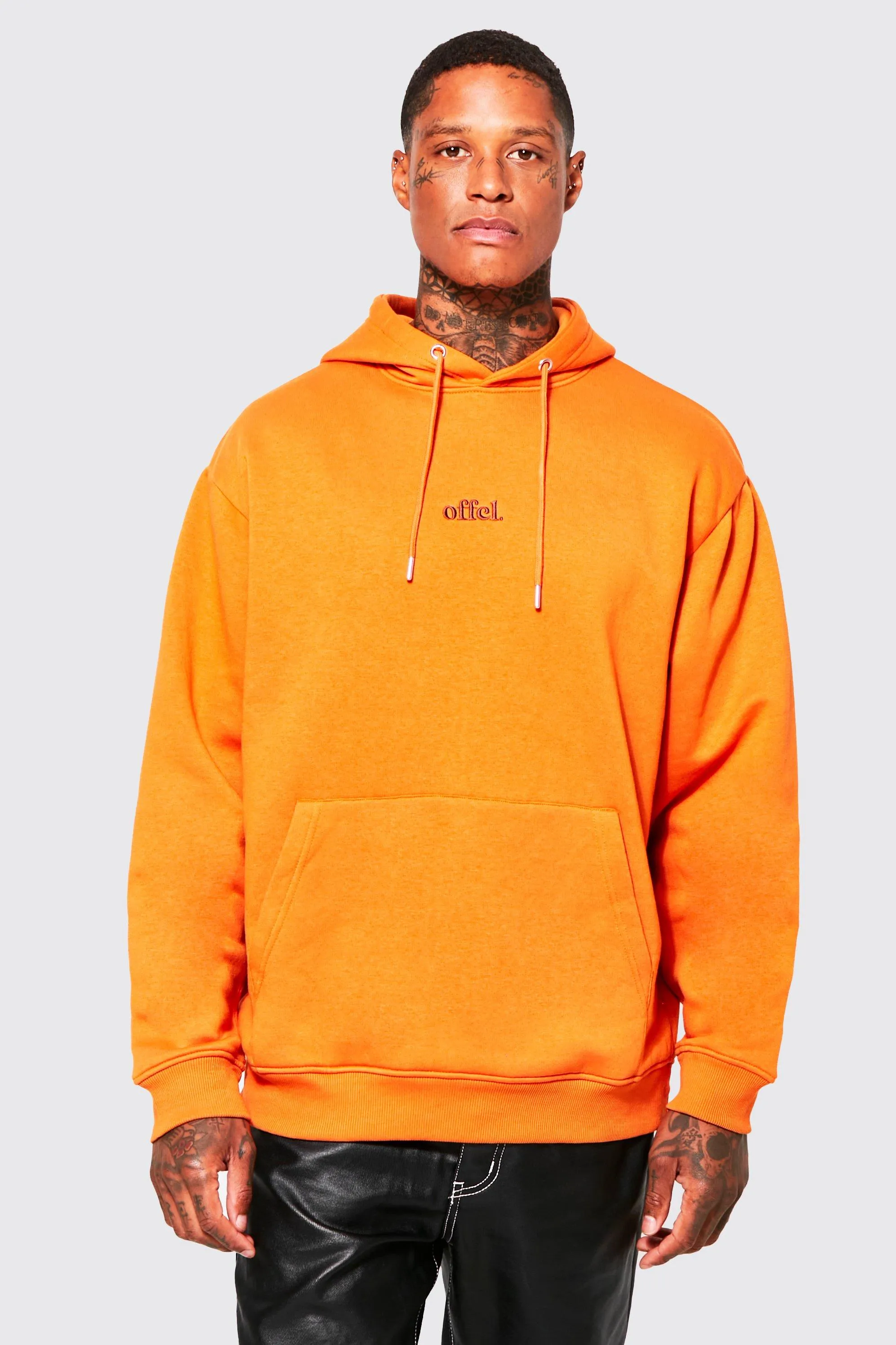 Oversized Offcl Over The Head Hoodie | boohooMAN UK