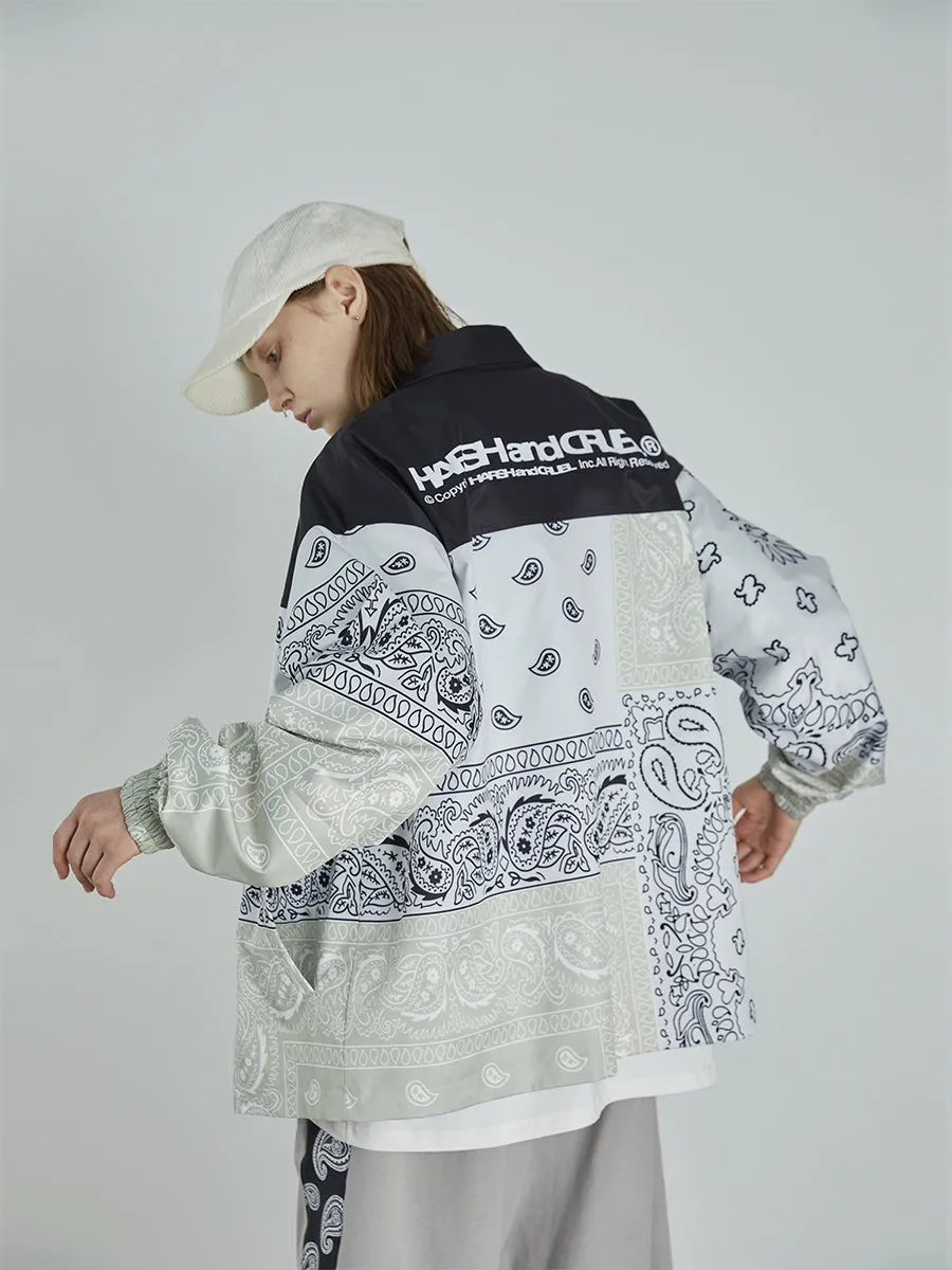 Paisley Stitched Coach Jacket