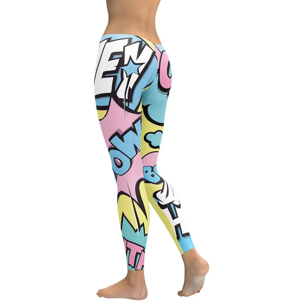 Pastel Pop Art Leggings