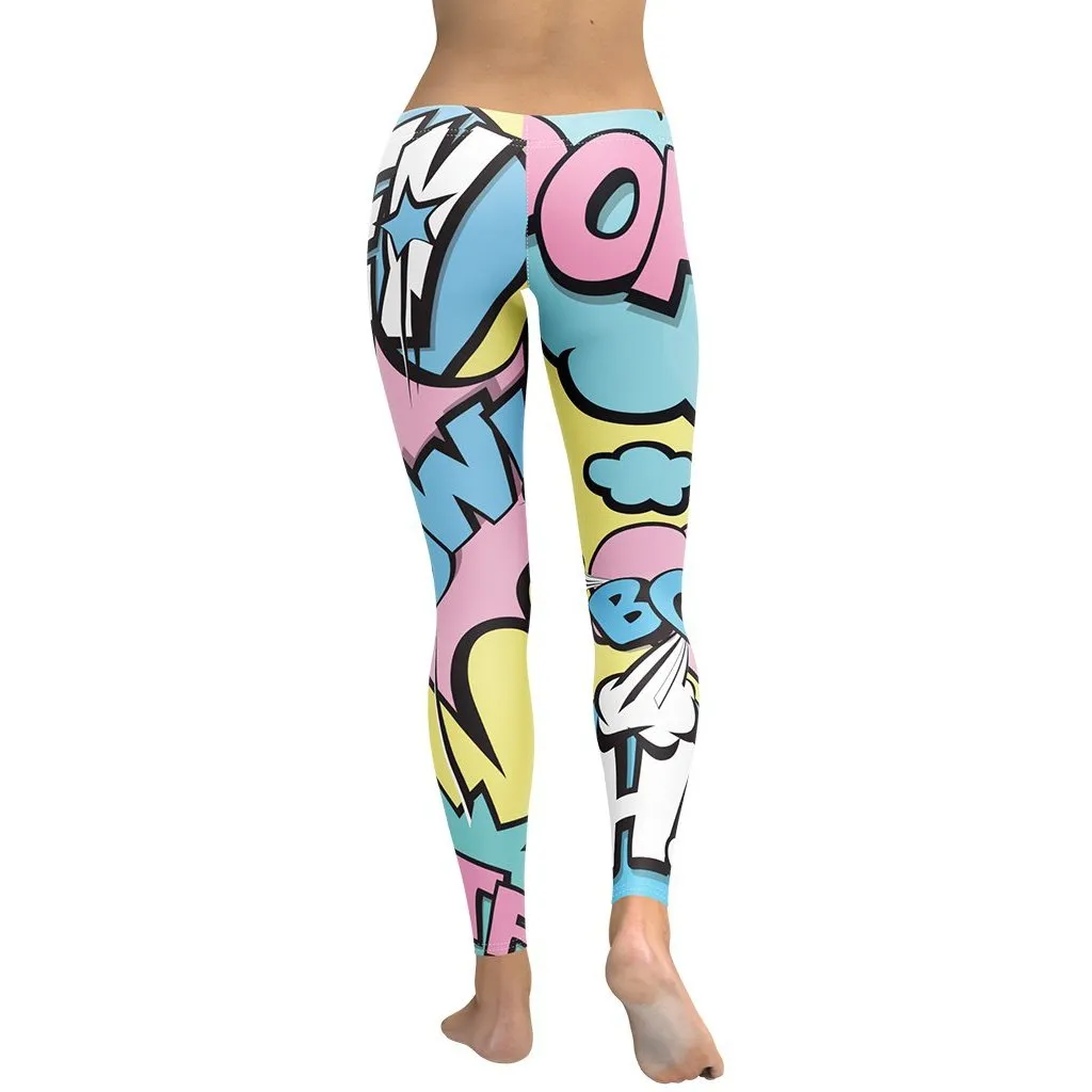 Pastel Pop Art Leggings