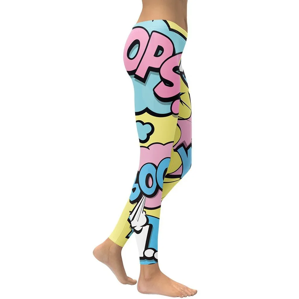 Pastel Pop Art Leggings