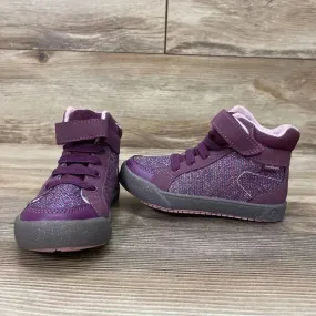 Pediped Flex Logan Raspberry High Top Sneakers sz 8.5c-