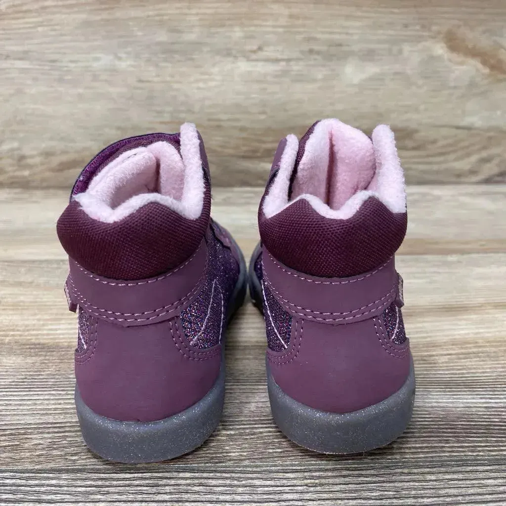 Pediped Flex Logan Raspberry High Top Sneakers sz 8.5c-