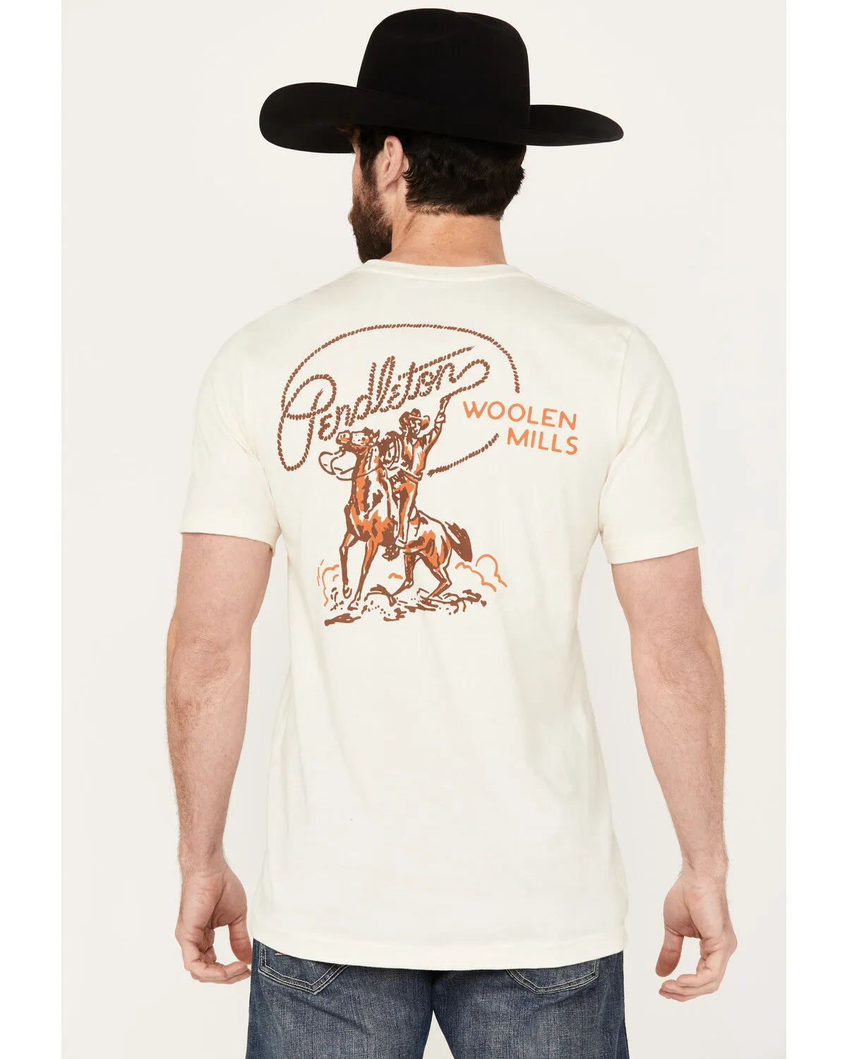 Pendleton Men's Boot Barn Exclusive Rancher Short Sleeve Graphic T-Shirt