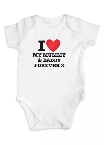 Personalised I Heart Baby Vest | Grattan