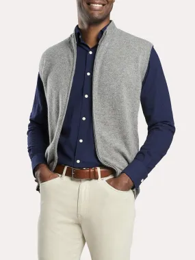     PETER MILLAR  Crown Comfort Cashmere Full Zip Vest    