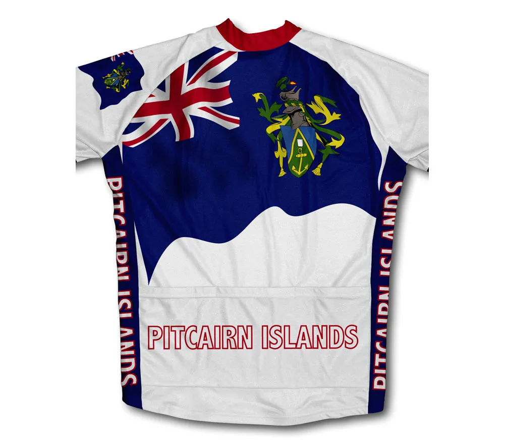 Pitcairn Islands Flag Winter Thermal Cycling Jersey