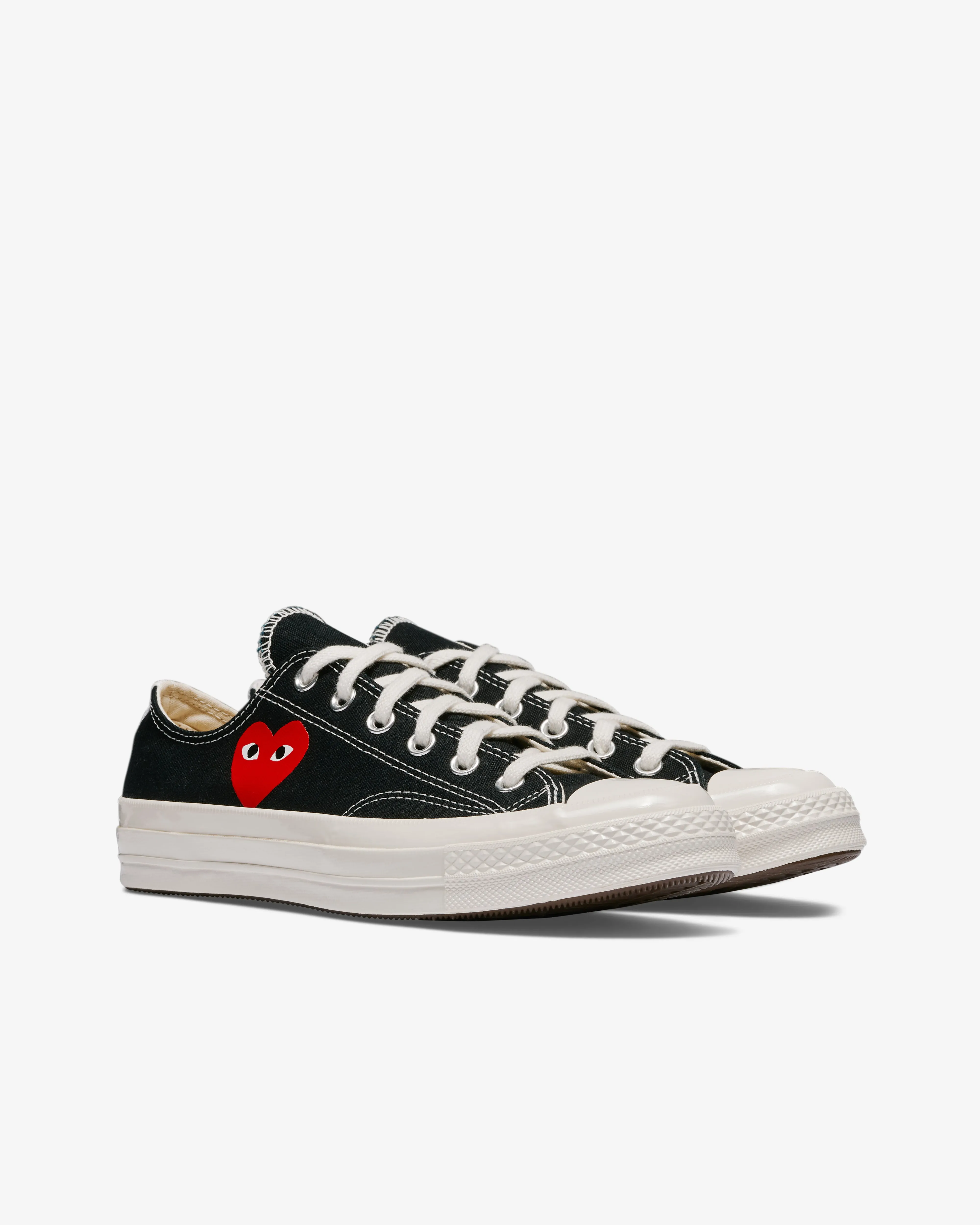 Play Converse Small Red Heart All Star '70 Low Sneakers  Black