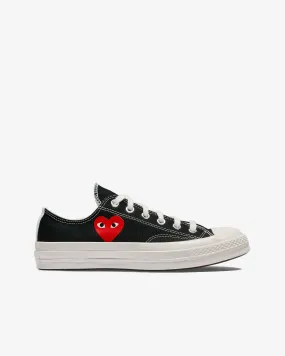 Play Converse Small Red Heart All Star '70 Low Sneakers  Black