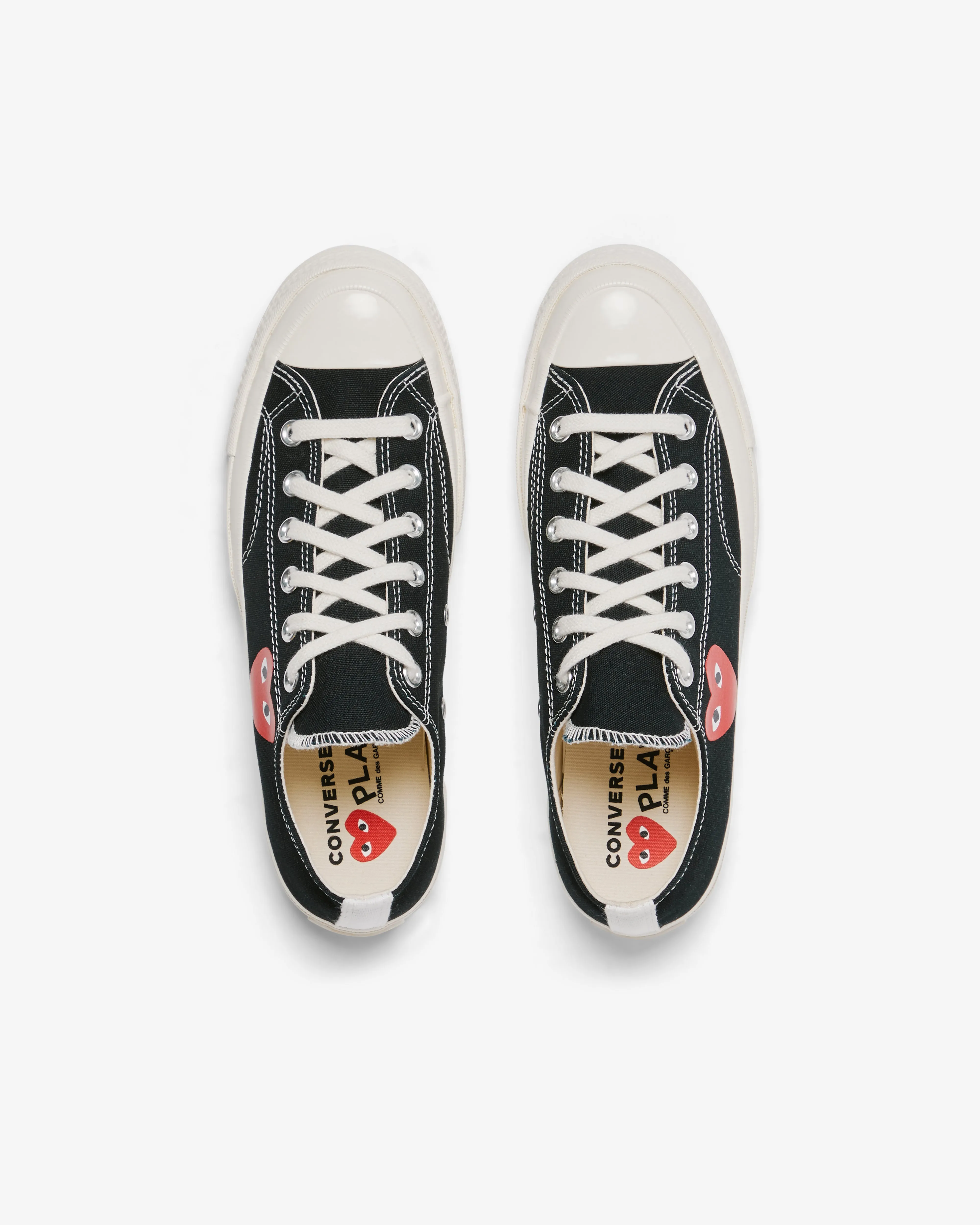 Play Converse Small Red Heart All Star '70 Low Sneakers  Black