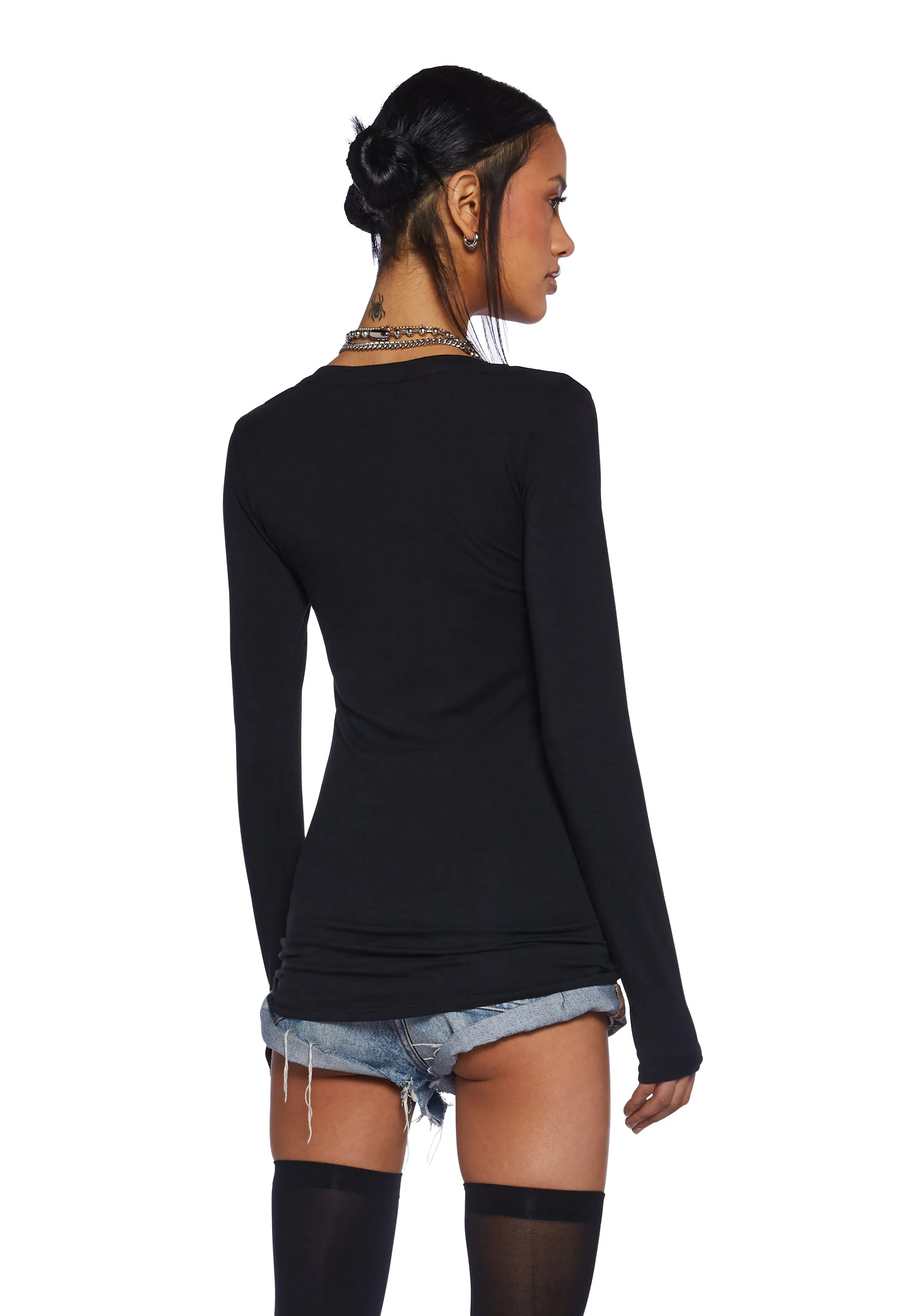 Plus Highly Selective Thermal Crop Top-